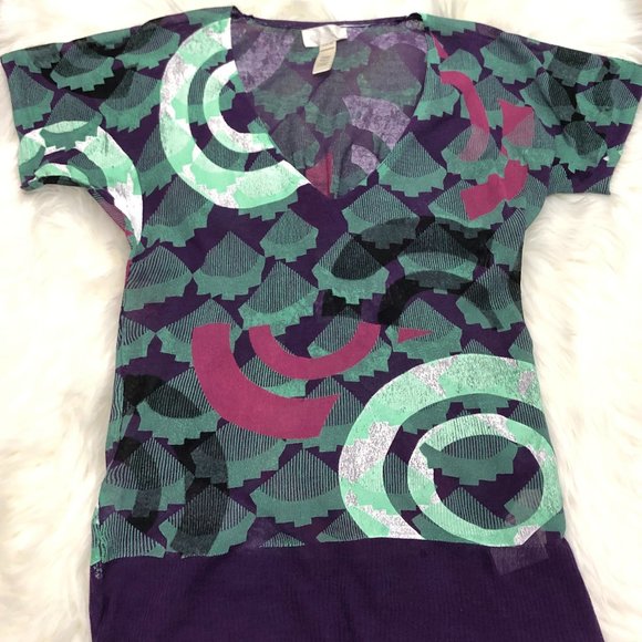 Diesel V-Neck Top - Size XS - Picture 3 of 6